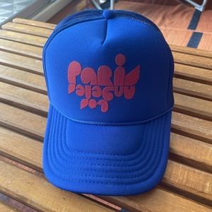 Rare Clare V. Trucker Hat Paris Los Angeles